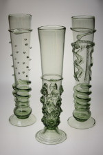 Gothic goblet with stickers - 64 - historical glass