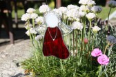 Angel red - historical glass