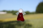 Angel red - historical glass