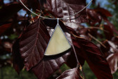 beige triangle - historical glass