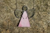 Angel pink - historical glass