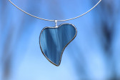 jewel heart from the sea - historical glass