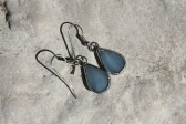 earrings drops from the sky - historical glass