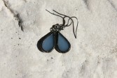 earrings from the sea - historical glass