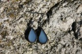 earrings from the sea - historical glass