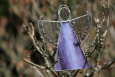 Angel purple - historical glass