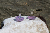 earrings - historical glass
