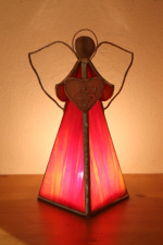 red angel - historical glass