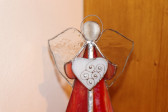 red angel - historical glass