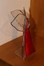 red angel - historical glass