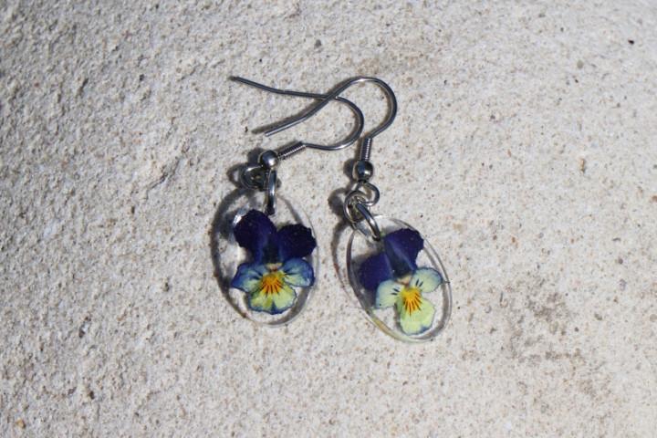 earrings - historical glass